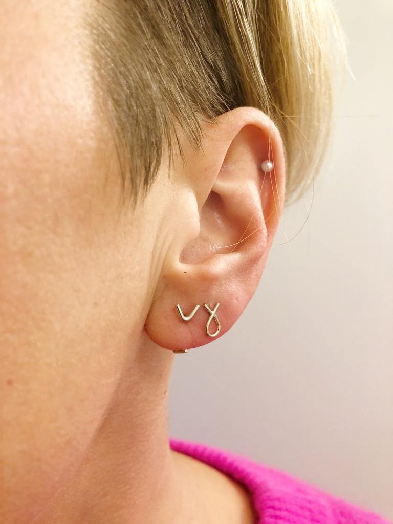 EARSTUD Moesk 035.19 Silver (1 PIECE)