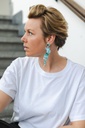 EARRINGS Priya Palecanda 046.1 Fish Blue