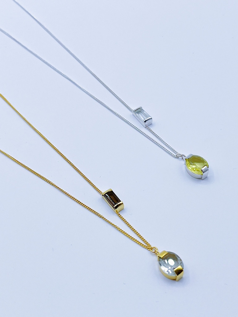 NECKLACE Studio Collect K65.47 Lemon Quartz 