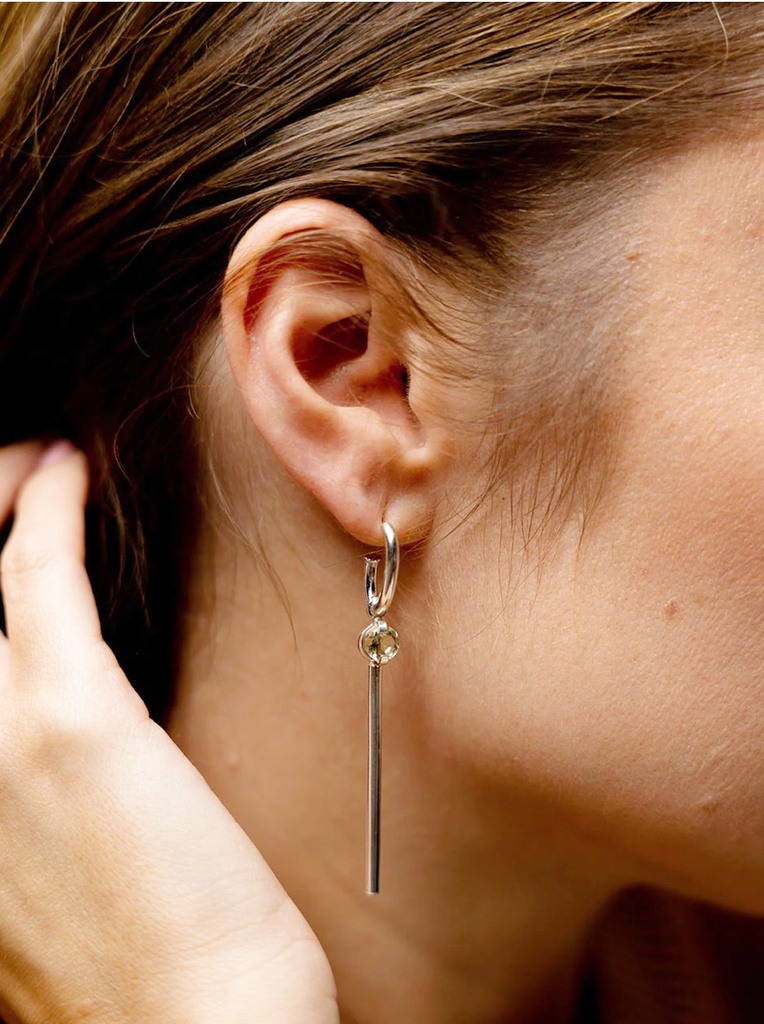 EARRINGS Studio Collect 065.96 Green Amethist