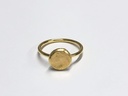 RING LASSO 18kt Yellow Gold Disc
