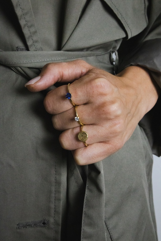 RING LASSO 18kt Yellow Gold Disc