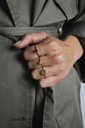 RING LASSO 18kt Yellow Gold Disc