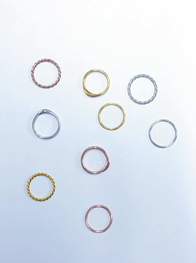 RING LASSO Stack R1.1 Rose