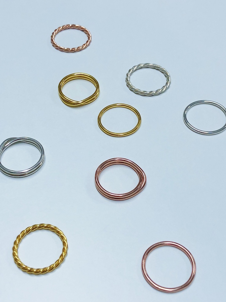 RING LASSO Stack R1.1 Rose