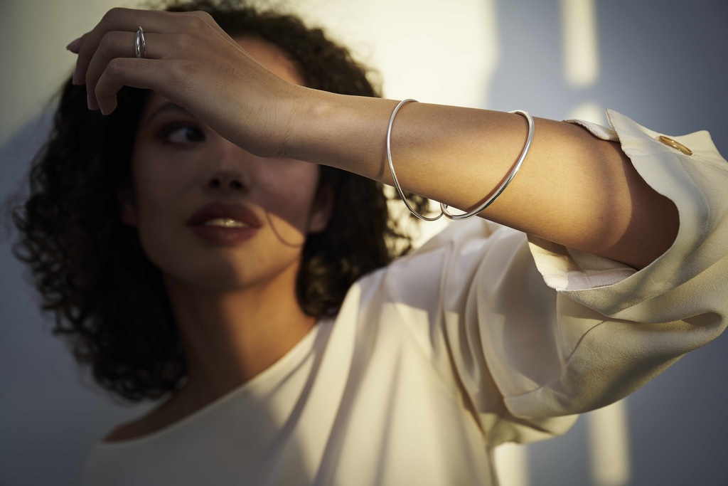 BANGLE LASSO PHI A1.25 Silver