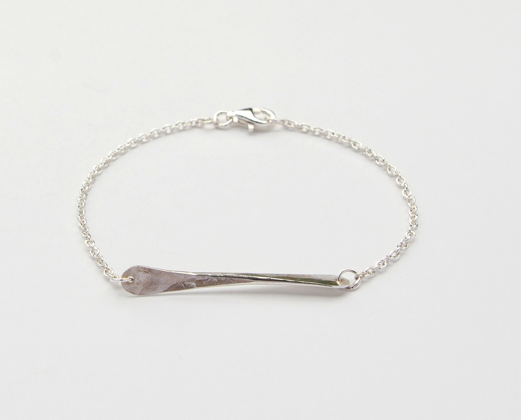 BRACELET LASSO Twisted Bone A1.10 Silver