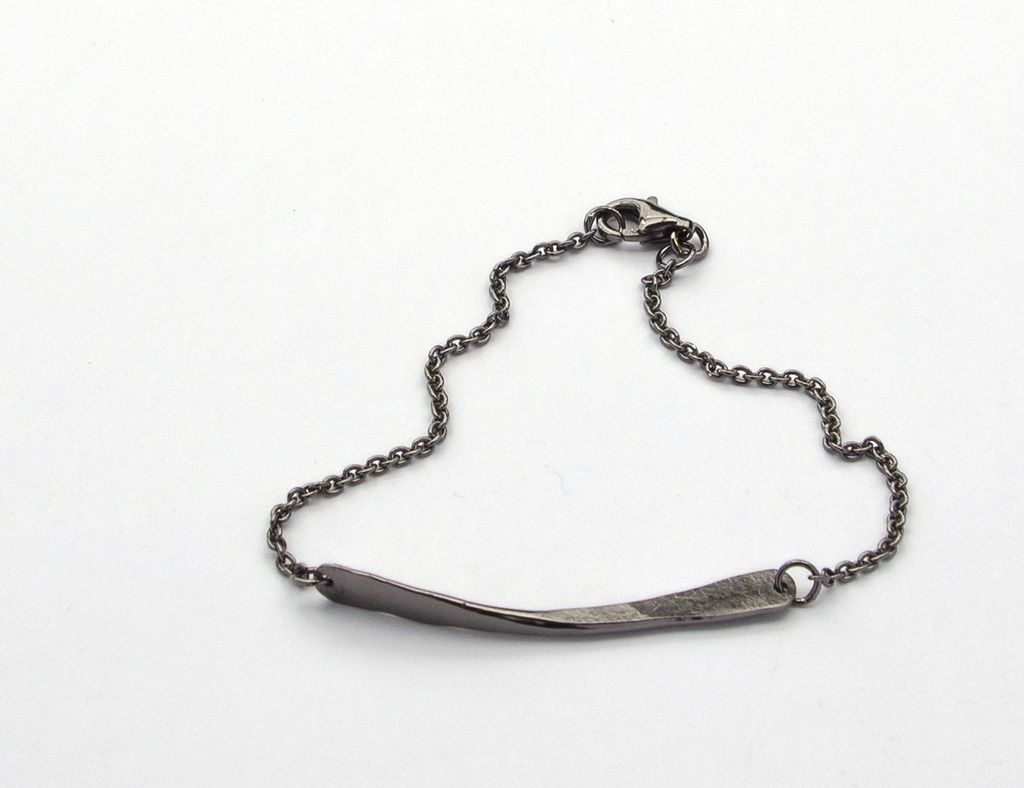 BRACELET LASSO Twisted Bone A1.10 Black