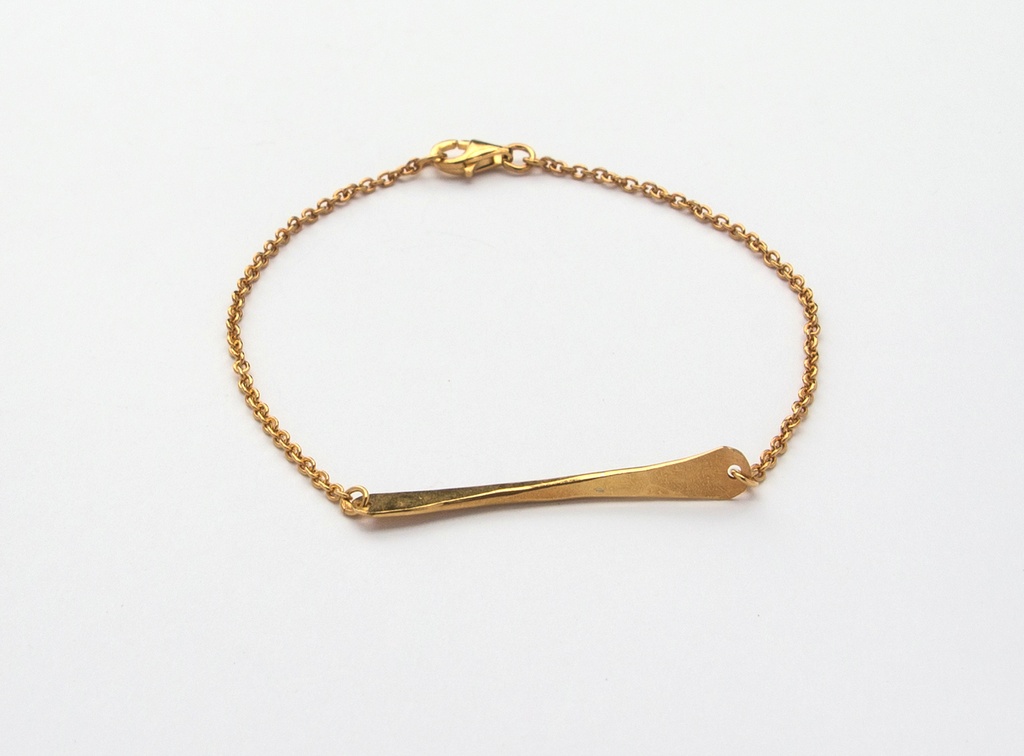 BRACELET LASSO Twisted Bone A1.10 Yellow