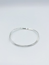 BANGLE LASSO TWISTED BONE A1.6 Silver