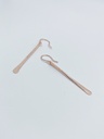 EARRINGS LASSO Twisted Bone O1.11 Rose