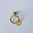 EARRING LASSO PHI O1.92 Yellow (1 PIECE)