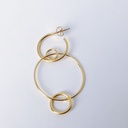 EARRING LASSO PHI O1.93 Yellow (1 PIECE)