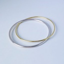 BANGLE LASSO PHI A1.25 Silver/18kt Yellow Gold