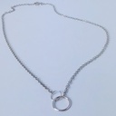 NECKLACE LASSO PHI K1.40 Silver