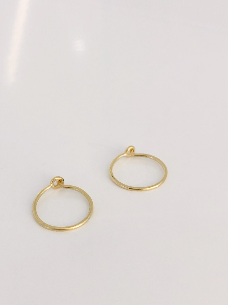 HOOPS LASSO 18kt Yellow Gold