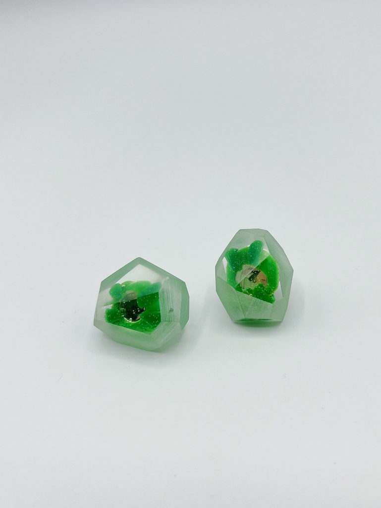 EARRINGS Anke Raeymaekers O13.4 Green