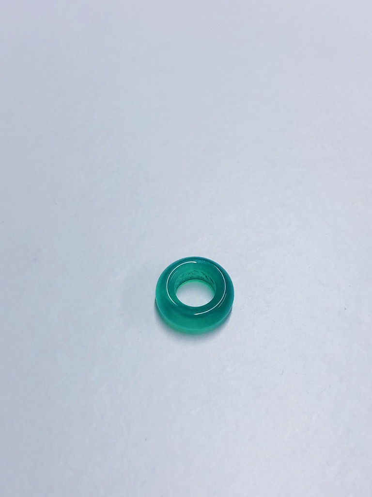 ADD-ON LASSO Green Agate Small Round