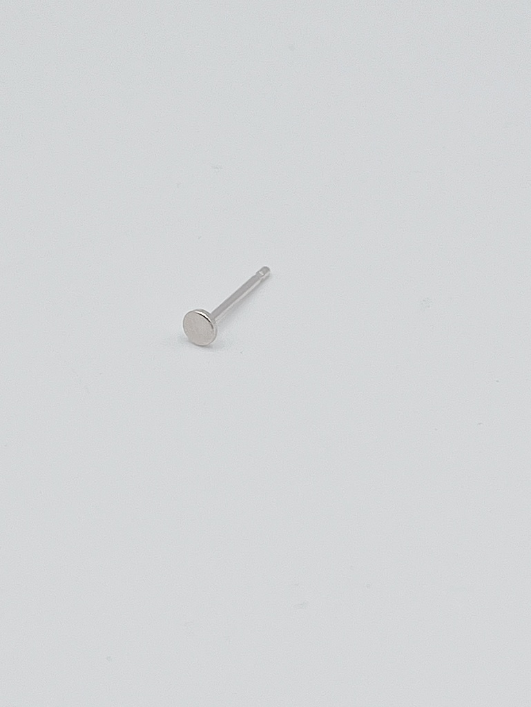 EARSTUD LASSO Disc O1.97 Silver (1 PIECE)