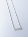 NECKLACE LASSO Square K1.38 Silver