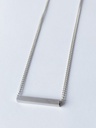 NECKLACE LASSO Square K1.39 Silver