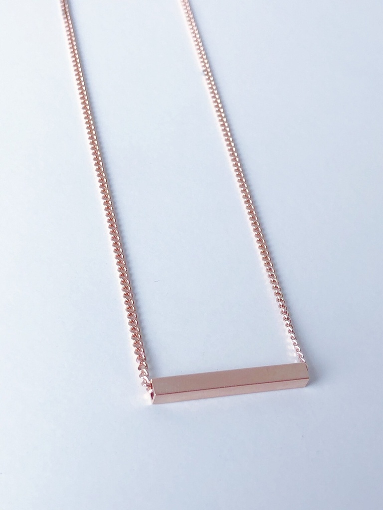 NECKLACE LASSO Square K1.39 Rose