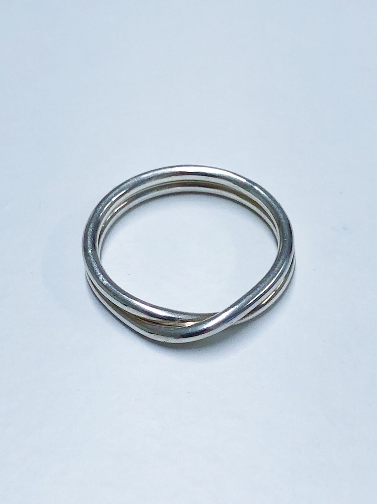 RING LASSO Stack R1.2 Silver