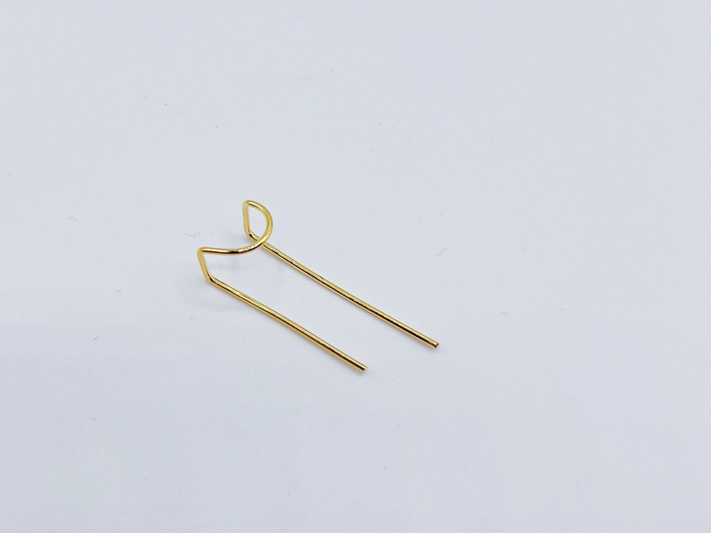EARRING MOESK O35.28 Yellow (1 PIECE)