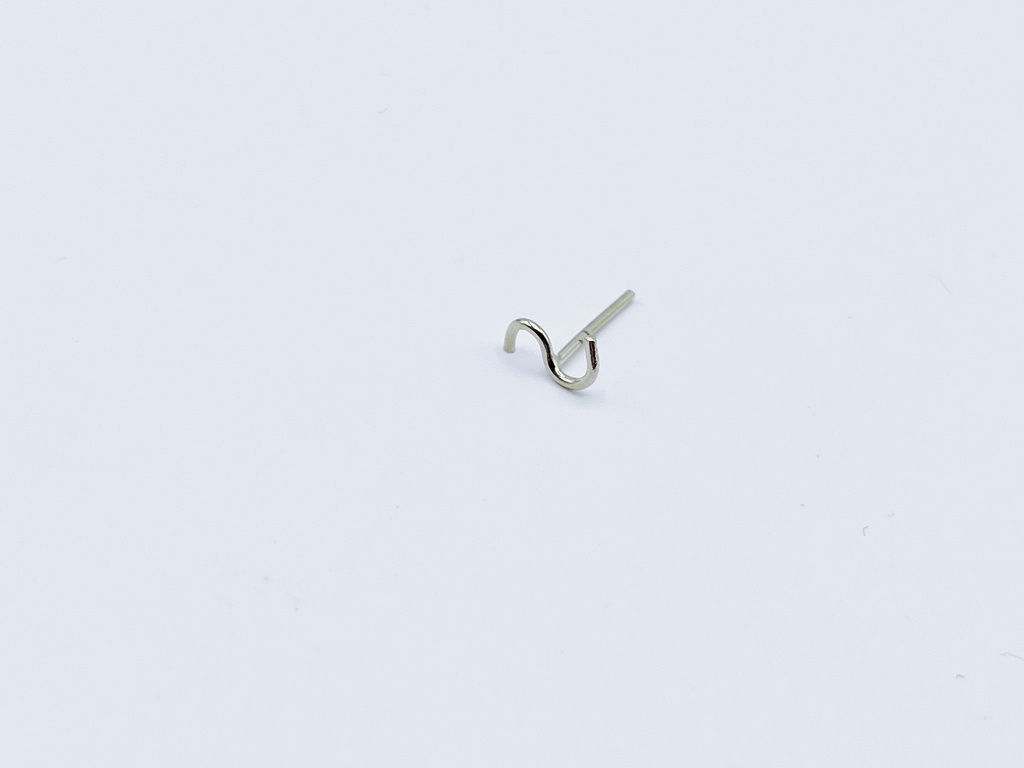 EARRING MOESK O35.63 Silver (1 PIECE)