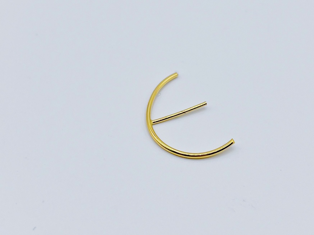 EARRING MOESK O35.70 Yellow (1 PIECE)