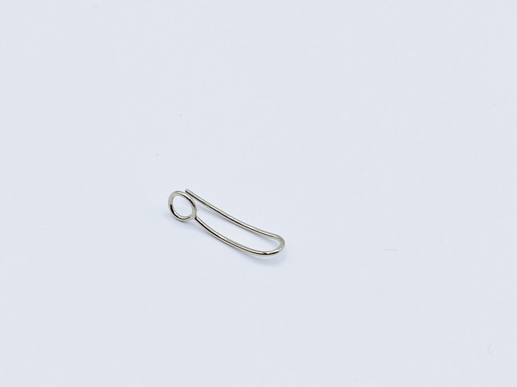 EARRING MOESK O35.89 Silver (1 PIECE)