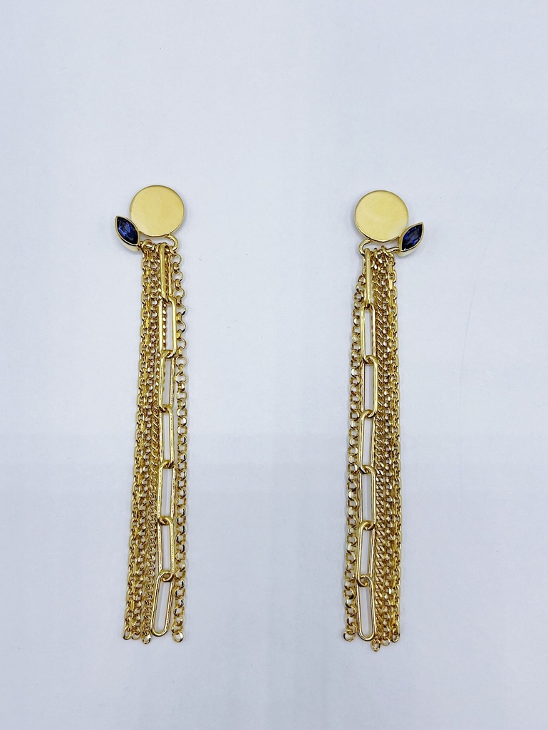 EARRINGS Liesbeth Gemels O16.25 Tanzanite