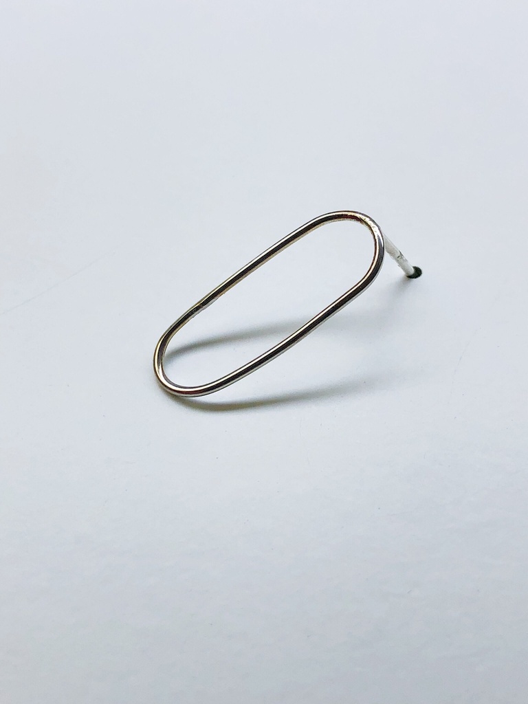 EARSTUD Moesk 035.31 Silver (1 PIECE)