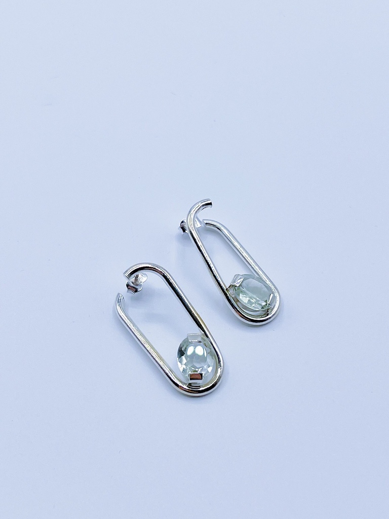EARRINGS Studio Collect 065.93 Green Amethist