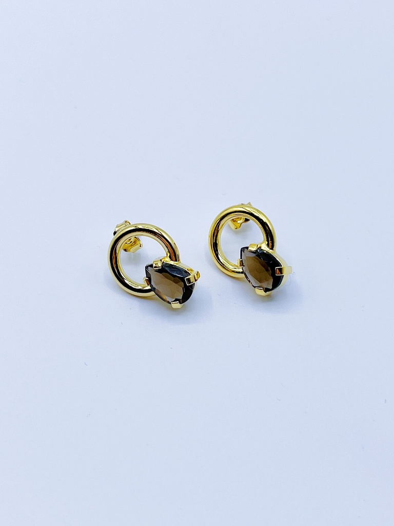 EARRINGS Studio Collect 065.92 Smokey Quartz