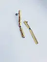 Earrings Karen Vanmol O40.61 Grey Gold