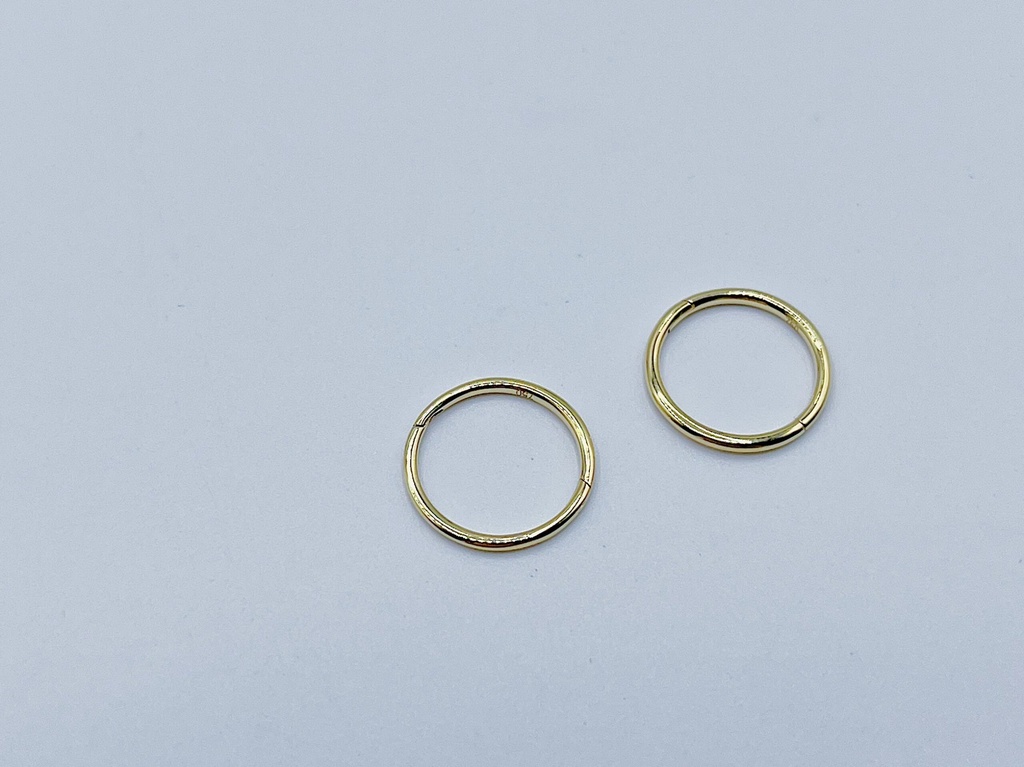 EARRINGS LASSO 14kt Yellow Gold (ONE PIECE)