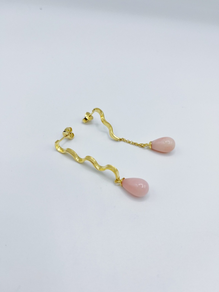 EARRINGS Liesbeth Gemels 016.23 Pink Opal