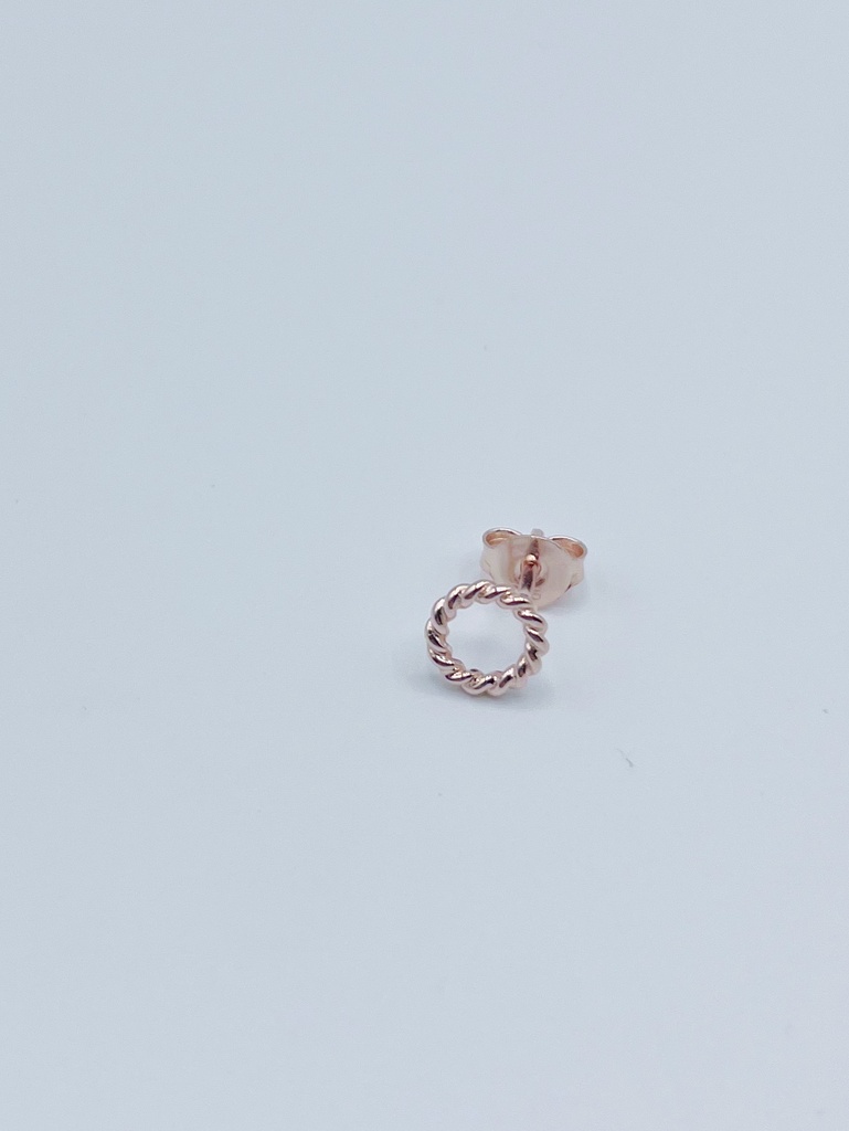 EARSTUD LASSO Stack O1.60 Rose Goldplated (1 STUK)  