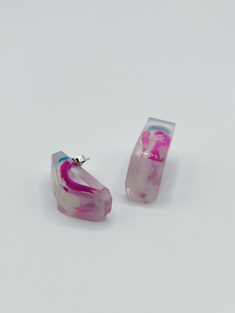 EARRINGS Anke Raeymaekers O13.6 Purple