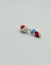 EARRING Anke Raeymaekers O13.8 Blue/Red