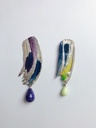 EARRINGS Mass Lee O26.5 Purple