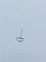 EARSTUD LASSO Circles O1.53 Silver (1 STUK)