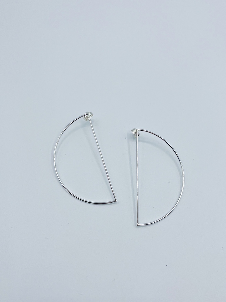 EARSTUDS LASSO Circles O1.57 Silver
