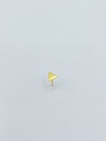 EARSTUD Lasso O1.12 Yellow MAT (1 PIECE) 