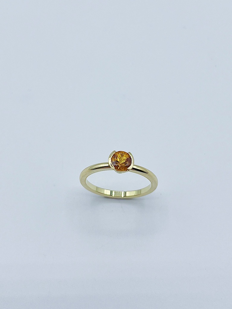 RING LASSO 18kt Yellow Gold & Citrine