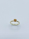 RING LASSO 18kt Yellow Gold & Citrine