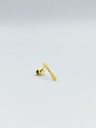 EARSTUD LASSO TWISTED BONE O1.4 yellow