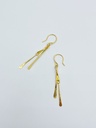 EARRINGS LASSO TWISTED BONE O1.7 Yellow