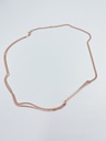 NECKLACE LASSO TWISTED BONE K1.22 Rose 